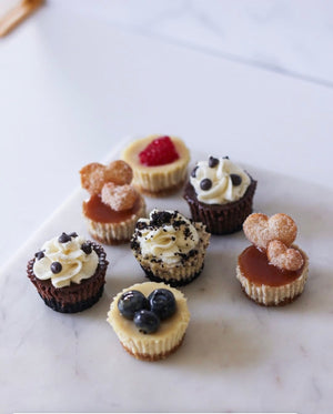 Valentine's Day Limited Edition 6 Pack of Mama's Favorite Flavors of Cheesecake Bites