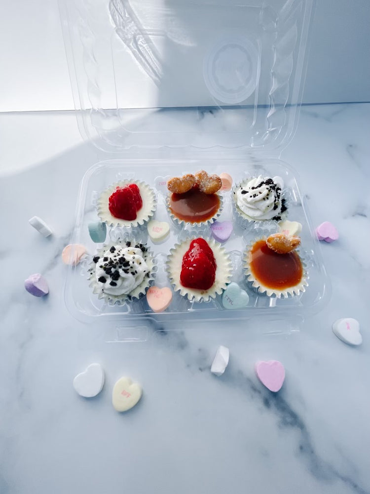 Valentine's Day Limited Edition 6 Pack of Mama's Favorite Flavors of Cheesecake Bites